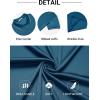 imageCOOFANDY Mens Polo Shirts Short Sleeve Golf Polo Button Pullover Casual Contrast Color Basic T Shirt Ribbed CollarLake Blue