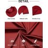 imageCOOFANDY Mens Polo Shirts Short Sleeve Golf Polo Button Pullover Casual Contrast Color Basic T Shirt Ribbed CollarWine Red