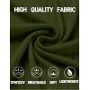 imageCOOFANDY Mens Textured Polo Shirts Short Sleeve Slim Fit Casual Button Polo TShirt Summer Collared Golf ShirtArmy Green