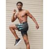 imageCOOFANDY Mens 7 Athletic Shorts Quick Dry Gym Workout Shorts Lightweight Breathable Running Shorts with Pockets2 Pack BlackDark Grey