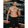 imageCOOFANDY Mens 7 Athletic Shorts Quick Dry Gym Workout Shorts Lightweight Breathable Running Shorts with Pockets2 Pack BlackKhaki