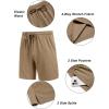 imageCOOFANDY Mens 7 Athletic Shorts Quick Dry Gym Workout Shorts Lightweight Breathable Running Shorts with Pockets2 Pack BlackKhaki