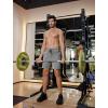 imageCOOFANDY Mens 7 Athletic Shorts Quick Dry Gym Workout Shorts Lightweight Breathable Running Shorts with Pockets2 Pack BlackLight Grey