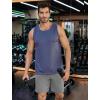 imageCOOFANDY Mens 7 Athletic Shorts Quick Dry Gym Workout Shorts Lightweight Breathable Running Shorts with Pockets2 Pack BlackLight Grey