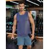 imageCOOFANDY Mens 7 Athletic Shorts Quick Dry Gym Workout Shorts Lightweight Breathable Running Shorts with PocketsBlue
