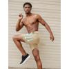 imageCOOFANDY Mens 7 Athletic Shorts Quick Dry Gym Workout Shorts Lightweight Breathable Running Shorts with PocketsKhaki