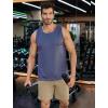 imageCOOFANDY Mens 7 Athletic Shorts Quick Dry Gym Workout Shorts Lightweight Breathable Running Shorts with PocketsKhaki