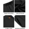 imageCOOFANDY Mens Casual Shorts Cotton Elastic Waist Drawstring Shorts Lightweight Summer Beach ShortsBlack