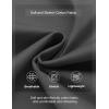 imageCOOFANDY Mens Casual Shorts Cotton Elastic Waist Drawstring Shorts Lightweight Summer Beach ShortsDark Grey