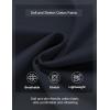imageCOOFANDY Mens Casual Shorts Cotton Elastic Waist Drawstring Shorts Lightweight Summer Beach ShortsDark Navy Blue