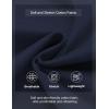 imageCOOFANDY Mens Casual Shorts Cotton Elastic Waist Drawstring Shorts Lightweight Summer Beach ShortsNavy Blue