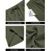 imageCOOFANDY Mens Gym Workout Shorts 8 Inch Quick Dry Athletic Shorts Lightweight Drawstring Running ShortsArmy Green