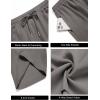 imageCOOFANDY Mens Gym Workout Shorts 8 Inch Quick Dry Athletic Shorts Lightweight Drawstring Running ShortsBlack  Deep Grey