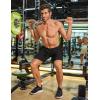 imageCOOFANDY Mens Gym Workout Shorts 8 Inch Quick Dry Athletic Shorts Lightweight Drawstring Running ShortsBlack