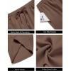 imageCOOFANDY Mens Gym Workout Shorts 8 Inch Quick Dry Athletic Shorts Lightweight Drawstring Running ShortsBrown