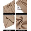 imageCOOFANDY Mens Gym Workout Shorts 8 Inch Quick Dry Athletic Shorts Lightweight Drawstring Running ShortsKhaki