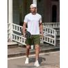imageCOOFANDY Mens 2 Pack Gym Workout Shorts 5 Inch Mesh Athletic Shorts Quick Dry Running Shorts with PocketsBlack  Army Greey