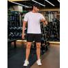 imageCOOFANDY Mens 2 Pack Gym Workout Shorts 5 Inch Mesh Athletic Shorts Quick Dry Running Shorts with PocketsBlack  Black