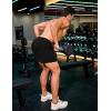 imageCOOFANDY Mens 2 Pack Gym Workout Shorts 5 Inch Mesh Athletic Shorts Quick Dry Running Shorts with PocketsBlack  Black