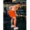 imageCOOFANDY Mens 2 Pack Gym Workout Shorts 5 Inch Mesh Athletic Shorts Quick Dry Running Shorts with PocketsBlack  Orange