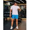imageCOOFANDY Mens 2 Pack Gym Workout Shorts 5 Inch Mesh Athletic Shorts Quick Dry Running Shorts with PocketsDeep Grey  Blue
