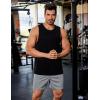 imageCOOFANDY Mens 2 Pack Gym Workout Shorts 5 Inch Mesh Athletic Shorts Quick Dry Running Shorts with PocketsLight Grey  Navy Blue