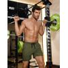imageCOOFANDY Mens Gym Shorts 3 Pack Mesh Athletic Workout Shorts Lightweight Quick Dry Drawstring Shorts with PocketsBlackArmy GreenNavy Blue