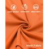 imageCOOFANDY Mens Gym Shorts 3 Pack Mesh Athletic Workout Shorts Lightweight Quick Dry Drawstring Shorts with PocketsBlackArmy GreenOrange