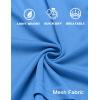 imageCOOFANDY Mens Gym Shorts 3 Pack Mesh Athletic Workout Shorts Lightweight Quick Dry Drawstring Shorts with PocketsBlackBlueDark Grey