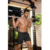 imageCOOFANDY Mens Gym Shorts 3 Pack Mesh Athletic Workout Shorts Lightweight Quick Dry Drawstring Shorts with PocketsBlackGreyKhaki