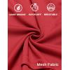 imageCOOFANDY Mens Gym Shorts 3 Pack Mesh Athletic Workout Shorts Lightweight Quick Dry Drawstring Shorts with PocketsBlackGreyRed