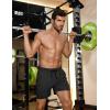 imageCOOFANDY Mens Gym Shorts 3 Pack Mesh Athletic Workout Shorts Lightweight Quick Dry Drawstring Shorts with PocketsBlackGreyWhite