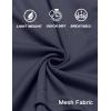 imageCOOFANDY Mens Gym Shorts 3 Pack Mesh Athletic Workout Shorts Lightweight Quick Dry Drawstring Shorts with PocketsNavy BlueRedGrey