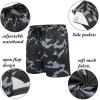 imageCOOFANDY Mens 2 Pack Gym Workout Shorts Quick Dry Athletic Shorts 5 Inch Lightweight Sports Running Shorts with PocketsArmy Green CamoGrey Camo