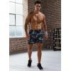 imageCOOFANDY Mens 2 Pack Gym Workout Shorts Quick Dry Athletic Shorts 5 Inch Lightweight Sports Running Shorts with PocketsArmy Green CamoGrey Camo