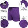 imageCOOFANDY Mens 2 Pack Gym Workout Shorts Quick Dry Athletic Shorts 5 Inch Lightweight Sports Running Shorts with PocketsBlackPurple