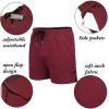 imageCOOFANDY Mens 2 Pack Gym Workout Shorts Quick Dry Athletic Shorts 5 Inch Lightweight Sports Running Shorts with PocketsBlackWine Red