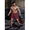 imageCOOFANDY Mens 2 Pack Gym Workout Shorts Quick Dry Athletic Shorts 5 Inch Lightweight Sports Running Shorts with PocketsBlackWine Red