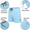 imageCOOFANDY Mens 2 Pack Gym Workout Shorts Quick Dry Athletic Shorts 5 Inch Lightweight Sports Running Shorts with PocketsGreySky Blue