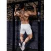 imageCOOFANDY Mens 2 Pack Gym Workout Shorts Quick Dry Athletic Shorts 5 Inch Lightweight Sports Running Shorts with PocketsWhiteBlack