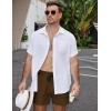 imageCOOFANDY Mens Casual Cotton Shorts 5 Inch Summer Beach Shorts Lightweight Drawstring Elastic Waist Chino Golf ShortsBrown