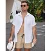 imageCOOFANDY Mens Casual Cotton Shorts 5 Inch Summer Beach Shorts Lightweight Drawstring Elastic Waist Chino Golf ShortsKhaki