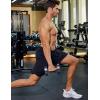 imageCOOFANDY Mens 2 Pack Gym Shorts 7 Inch Athletic Workout Shorts Drawstring Sweat Shorts with Zipper Back PocketNavy BlueLight Gray Heather