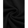 imageCOOFANDY Mens Casual Shorts 5 Inch Waffle Elastic Waist Drawstring Shorts Summer Beach Shorts with PocketsBlack