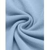 imageCOOFANDY Mens Casual Shorts 5 Inch Waffle Elastic Waist Drawstring Shorts Summer Beach Shorts with PocketsLight Blue