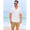 imageCOOFANDY Mens Casual Shorts 5quot Elastic Drawstring Shorts Summer Beach Athletic ShortsKhaki