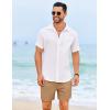 imageCOOFANDY Mens Casual Shorts 5quot Elastic Drawstring Shorts Summer Beach Athletic ShortsLight Brown