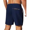 imageCOOFANDY Mens Casual Shorts 5quot Elastic Drawstring Shorts Summer Beach Athletic ShortsNavy Blue