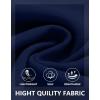 imageCOOFANDY Mens Casual Shorts 7 inch Elastic Waist Drawstring Lightweight Summer Beach Shorts with PocketsNavy Blue