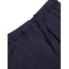 imageCOOFANDY Mens Casual Shorts Elastic Waist Drawstring Shorts Summer Beach Linen ShortsDark Blue